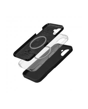 crong Etui Color Cover Magnetic iPhone 16 Plus MagSafe (czarny)