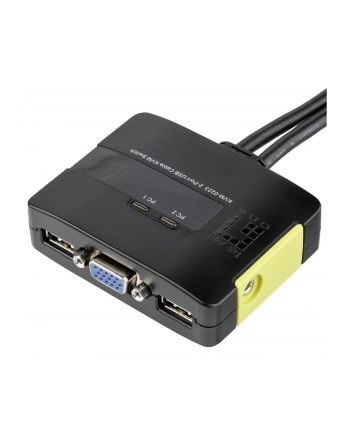 Level One KVM-0223 2 Port USB cable KVM with Audio