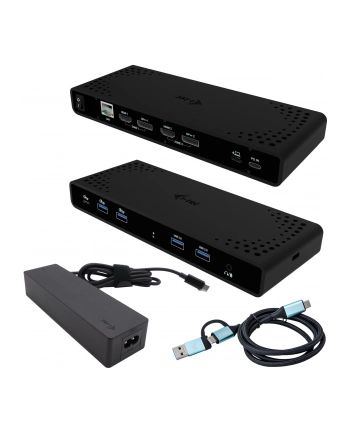 Stacja dokująca Universal Dual 4K Display Power Delivery 85W + i-tec USB-C Charger 100W