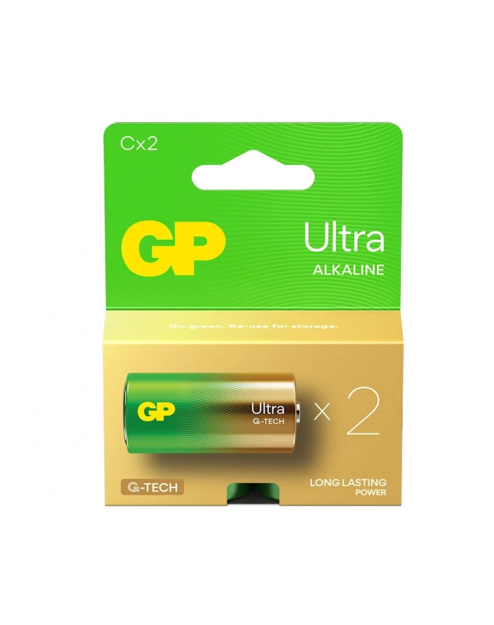 Bateria alkaliczna C/LR14 GP ReCyko Ultra alkaline G-TECH - 2 sztuki główny