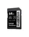 Karta pamięci Lexar Professional SILVER Plus SDXC 64GB R205/W100 V30 - nr 4