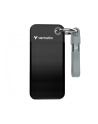 Dysk SSD zewnętrzny Verbatim Pocket SSD 1TB USB-C 3.2 Gen 2 czarny/szary - nr 15