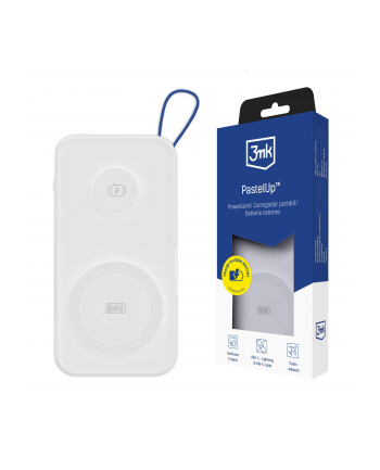 3mk pczerwonyection Powerbank 3mk PastelUp 10,000mAh 22.5W USB 1A1C - White nr 1