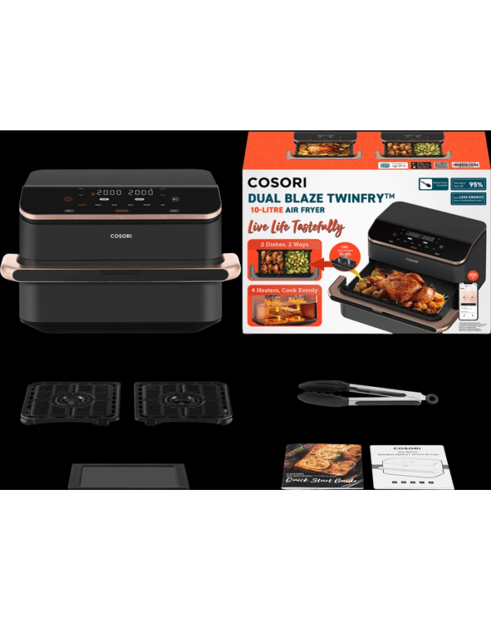 Cosori CAF-TF101S-AEUR Dual Blaze TwinFry czarny główny