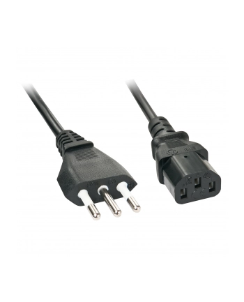 LINDY KABEL  30415 [1X ZŁĄCZE MĘSKIE - WŁOSKIE - 1X GNIAZDO IEC C13] 5 M  () nr 1