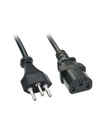 LINDY KABEL  30418 [1X ZŁĄCZE MĘSKIE SZWAJCARSKIE - 1X GNIAZDO IEC C13] 3 M  () nr 2