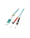 LINDY Patchcord światłowodowy LC/ST OM3 50/125um Multimode 5m (46383) - nr 4