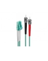 LINDY Patchcord światłowodowy LC/ST OM3 50/125um Multimode 5m (46383) - nr 5