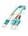 LINDY Patchcord światłowodowy LC/SC OM3 50/125um Multimode 2m (46391) - nr 5