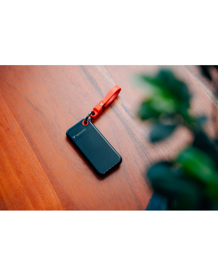 Dysk SSD zewnętrzny Verbatim Pocket SSD 1TB USB-C 3.2 Gen 2 czarny/czerwony główny