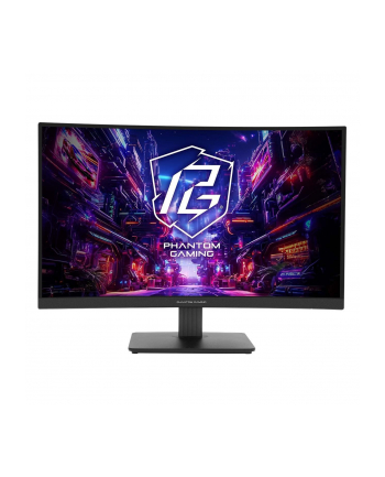 Monitor ASRock 27'' Curved Gaming Monitor PG27QRT1B 2xHDMI DP głośniki 2x2W