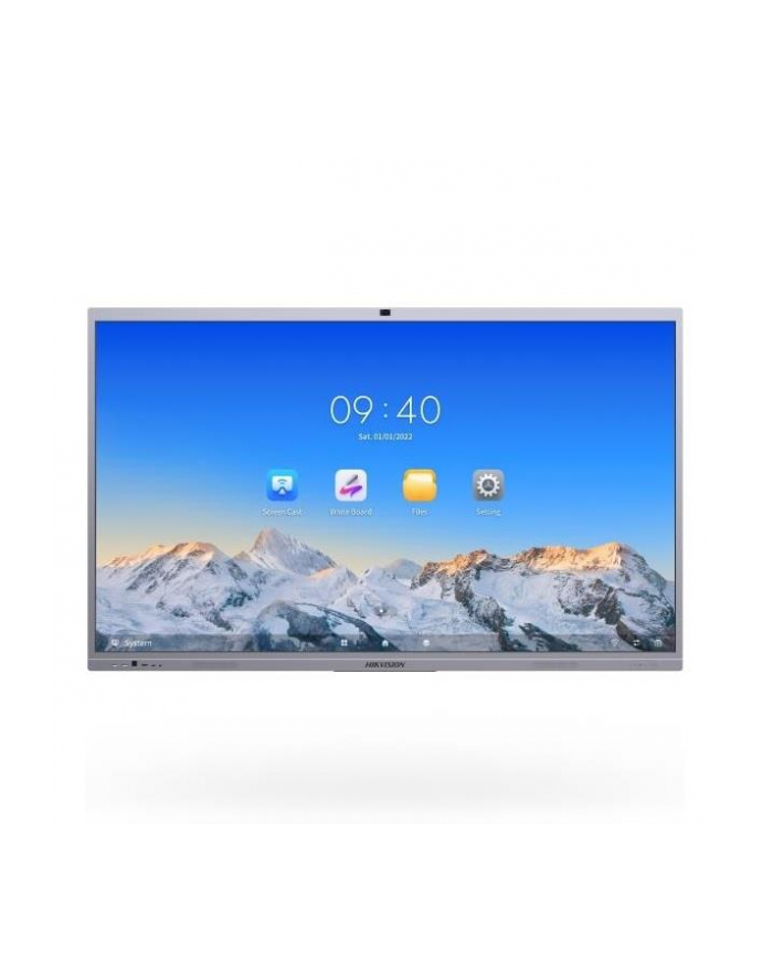 Monitor interaktywny HIKVISION DS-D5C86RB/B 86'' 4K z kamerą (System Android 13.0, EDLA) główny