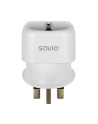 Adapter podróżny Savio AP-04 gniazdo (wersja europejska)-wtyk UK - nr 1