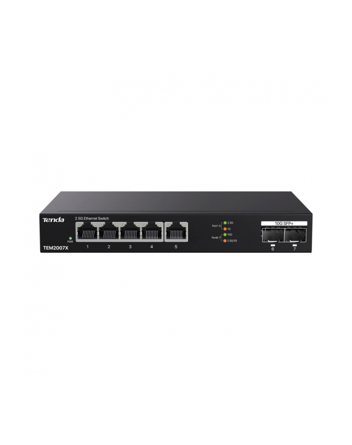 Switch niezarządzalny Tenda TEM2007X 5x2,5GbE 2x10G SFP+ główny