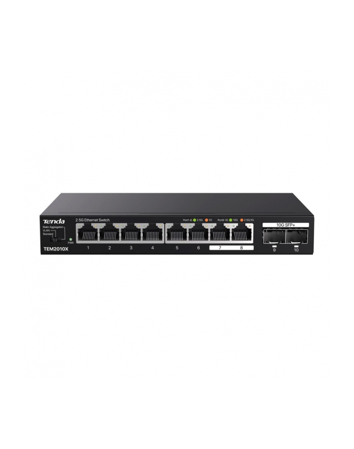 Switch niezarządzalny Tenda TEM2010X 8x2,5GbE 2x10G SFP+ główny