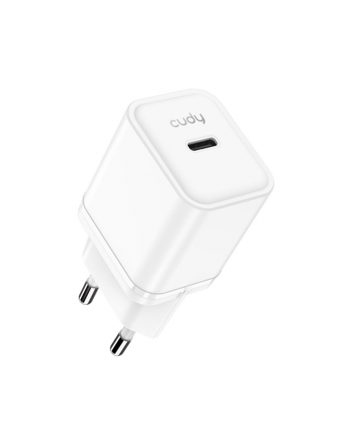 Ładowarka sieciowa Cudy GaN Charger CH20 20W USB-C PD 3.0 QC 3.0 (wersja europejska) Plug główny