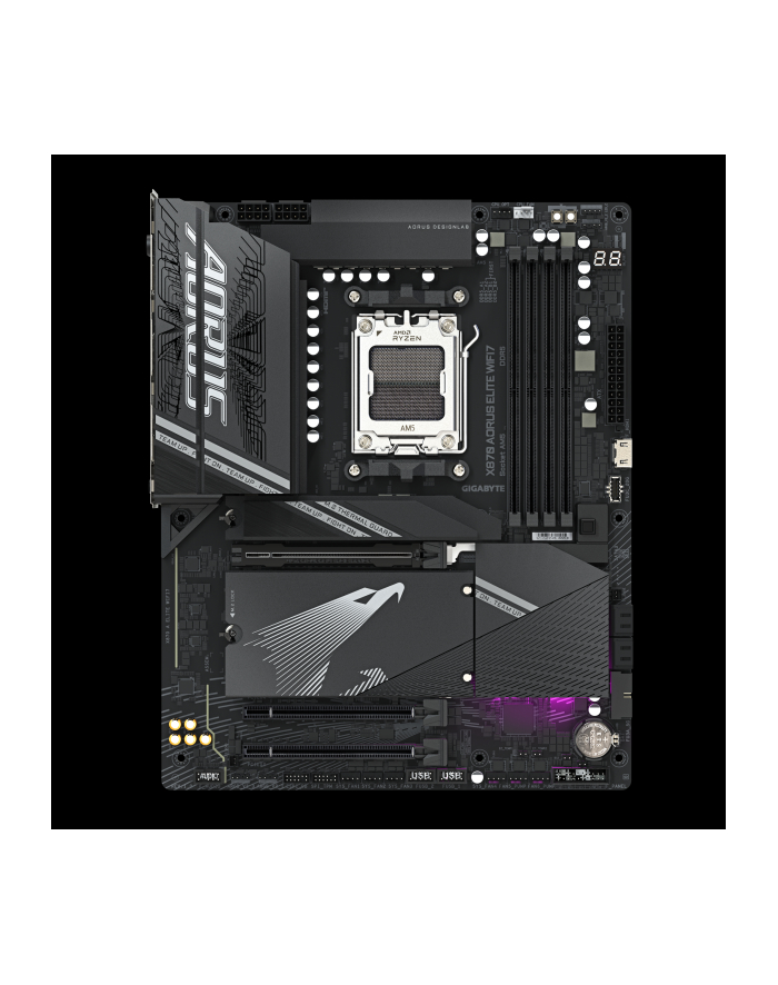 gigabyte Płyta główna X870 A ELITE WIFI7  AM5 4DDR5 HDMI/USB-C ATX główny