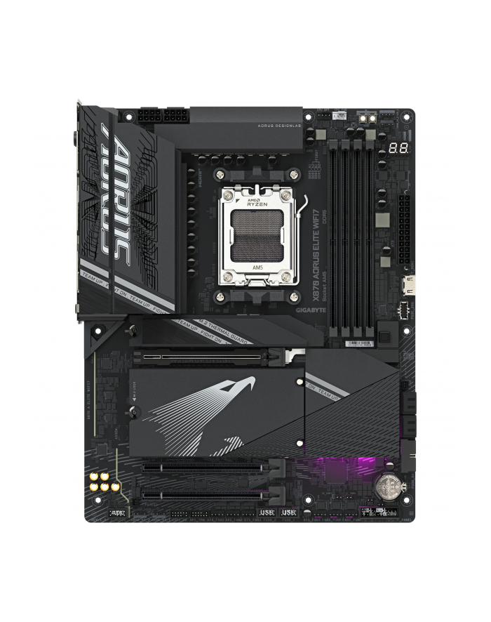 gigabyte Płyta główna X870 A ELITE WIFI7  AM5 4DDR5 HDMI/USB-C ATX główny