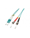 LINDY Patchcord światłowodowy LC/ST OM3 50/125um Multimode 5m (46383) - nr 4