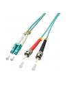 LINDY Patchcord światłowodowy LC/ST OM3 50/125um Multimode 10m (46384) - nr 6