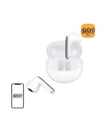 Qcy TWS HT 10 pro ANC (białe) (HT10PROWHITE)
