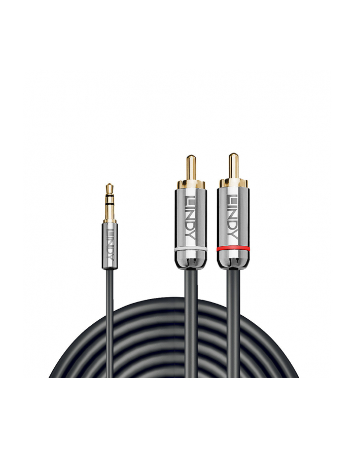 Lindy 35337 Kabel mini jack 3.5mm 2x RCA Cromo Line 10m (ly35337) główny