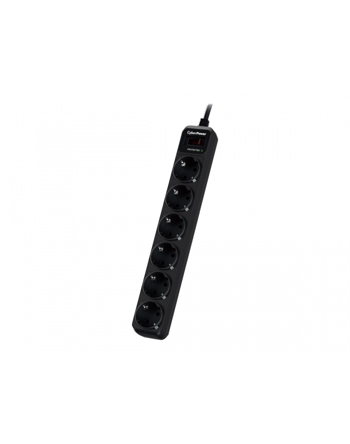 CYBERPOWER CYBERPOWER CYBERPOWER ESSENTIAL 6 X SCHUKO OCHR. P. PRZECIAZEN. B0620SC0-DE  () CZARNY (B0620SC0DE) główny