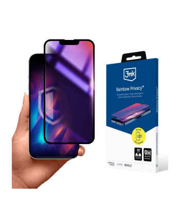 3mk pczerwonyection Szkło hartowane, prywatyzujące do Apple iPhone 14 Pro Max - 3mk Rainbow Privacy nr 2