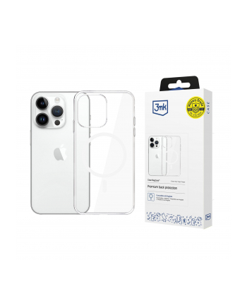 3mk pczerwonyection Etui na telefon 3mk do Apple iPhone 13 Pro Max z Mag Safe - przezroczyste Clear MagCase