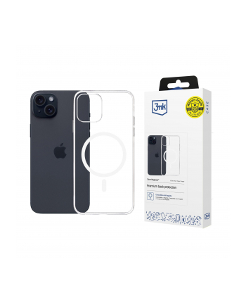 3mk pczerwonyection Etui na telefon 3mk do Apple iPhone 15 z Mag Safe - przezroczyste Clear MagCase