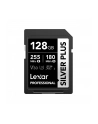 Lexar SDXC 128GB Professional SILVER Plus UHS-I U3 A2 4K V30 - nr 1