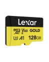 Lexar 128GB microSDXC Professional GOLD UHS-II A1 C10 U3 V60 microSDXC | 128GB | UHS-II | U3 | A1 | V60 | Class 10 | Odczyt do 280 MB/s | Zapis do 100 MB/s - nr 2
