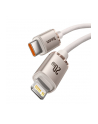 Baseus Crystal Shine USB-C do Lightning 20W, 2m (różowy) Kabel USB do iP - nr 2