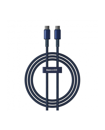 Baseus Tungsten Gold USB-C do USB-C, 100W, 1m (niebieski) kabel USB-C - USB-C