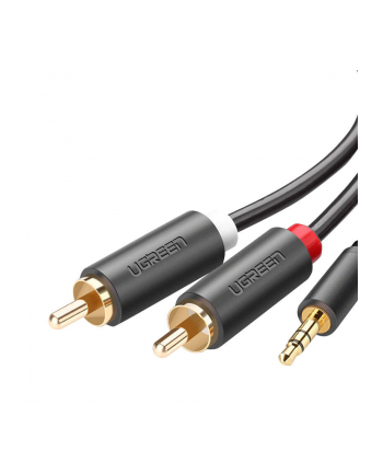 Ugreen 2x RCA (Cinch) jack 3.5 mm 1,5m czarny