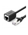 Ugreen Ethernet RJ45, Cat. 6, FTP, z metalową wtyczną 5m czarny - nr 1