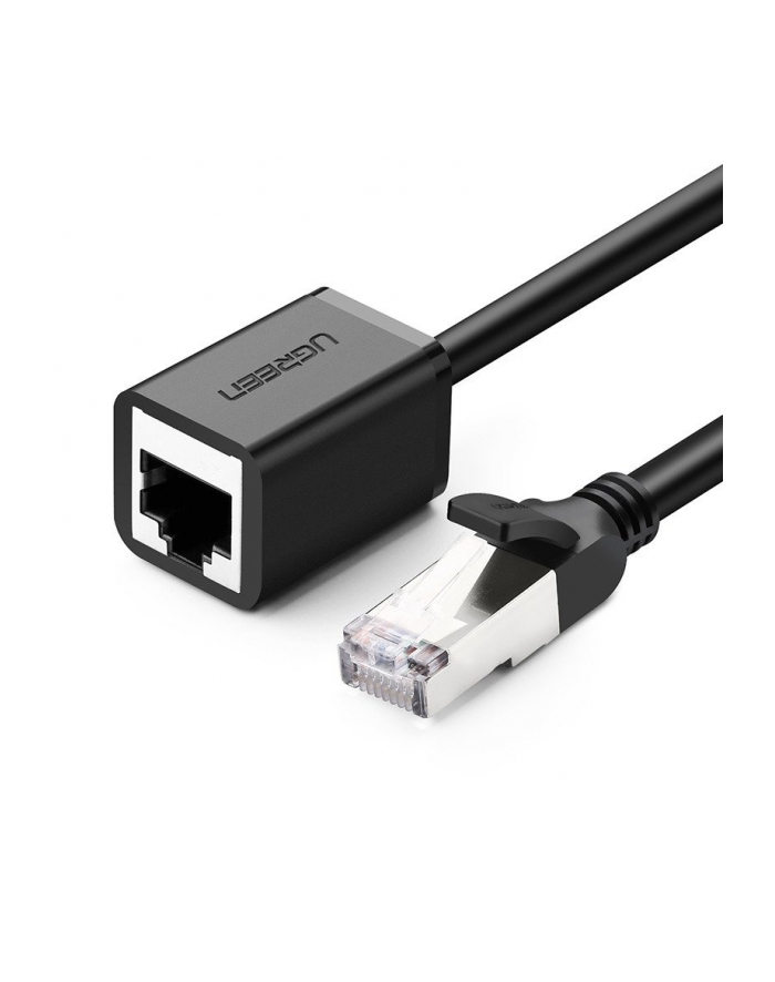 Ugreen Ethernet RJ45, Cat. 6, FTP, z metalową wtyczną 5m czarny główny
