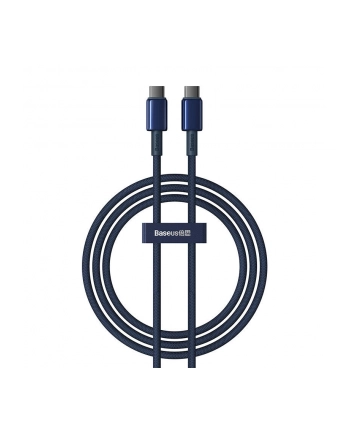 Baseus Tungsten Gold USB-C do USB-C, 100W, 1m (niebieski) kabel USB-C - USB-C