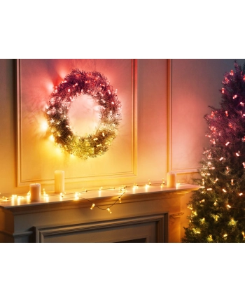 twinkly Inteligentne lampki dekoracyjne Strings USB-C (Candies) 100 LED RGB, świece, zielony przewód, 6 m nr 2