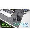 icybox Stacja dokująca IB-180MS-C31 SSD Docking 1x 2,5'/3,5' ' 1x M.2 PCIe NVMena USB 3.2 Gen 2 10 Gbit/s - nr 2