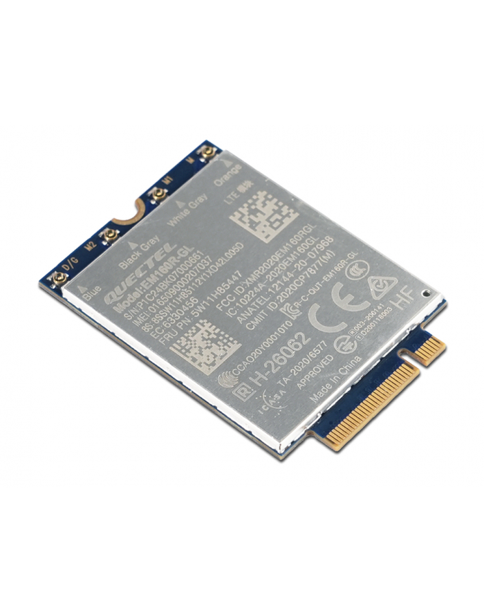 lenovo Moduł ThinkPad Quectel EM160R-GL 4G LTE-A Cat 16 M.2 WWAN Module for X1 Carbon Gen 12/P16v Gen 2 4XC1Q24436 główny