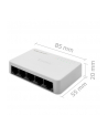 qoltec SWITCH przełącznik sieciowy 5 x port RJ45 | 100Mbps | Fast Ethernet| LAN - nr 4