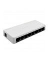 qoltec SWITCH przełącznik sieciowy 8 x port RJ45 | 100Mbps | Fast       Ethernet | LAN - nr 1