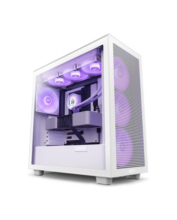 Nzxt H7 Flow Rgb 2024, Tower Case Biała, Tempered Glass (CMH72FWR1)