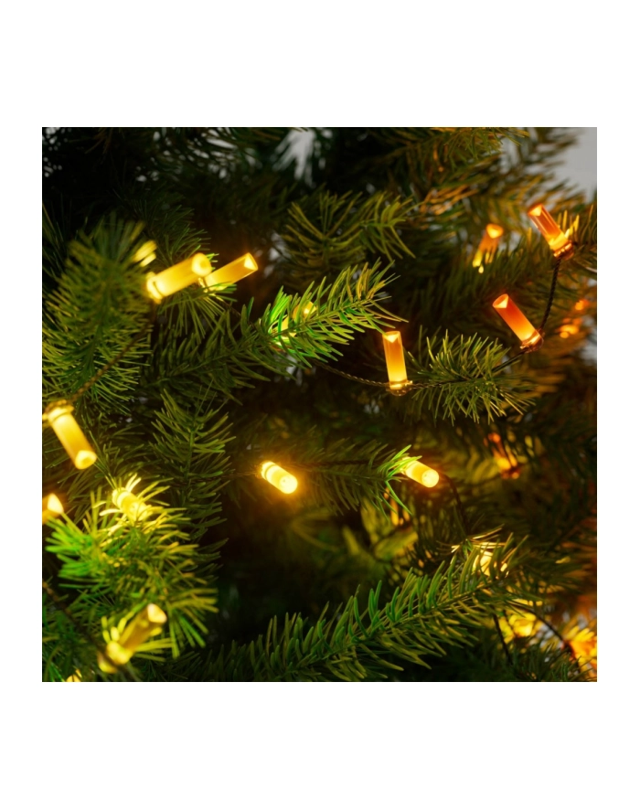 twinkly Inteligentne lampki dekoracyjne Strings USB-C (Candies) 100 LED RGB, świece, przezroczysty przewód, 6 m główny