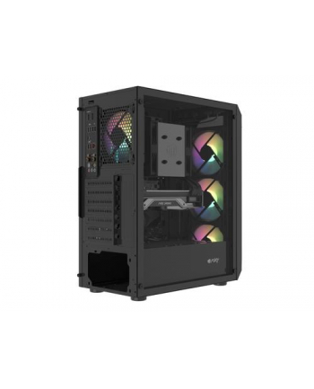FURY OBUDOWA KOMPUTEROWA FURY SHOBO SH4F RGB MIDI Z OKNEM CZARNA