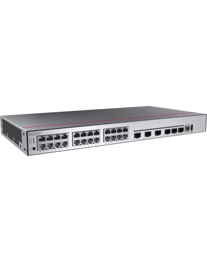Smartphome Huawei Switch S5735-L24T4XE-A-V2 (24*GE ports, 4*10GE SFP+ ports, 2*12GE stack ports, AC power) + license L-MLIC-S57L (98012011) główny