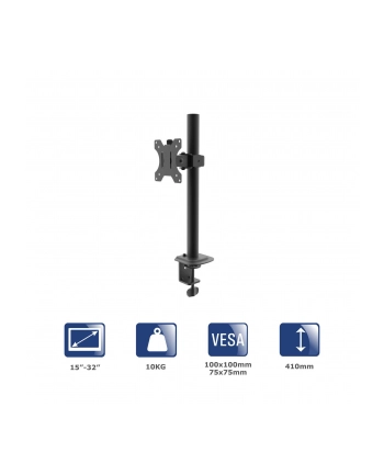 Uchwyt biurkowy do monitora Akyga AK-MB-03 ramię 10kg VESA 75x75mm / 100x100mm 15-32''