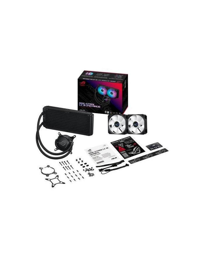 asus System chłodzenia ROG Strix LC III 240 LCD/2x120mm/ARGB/Czarny główny