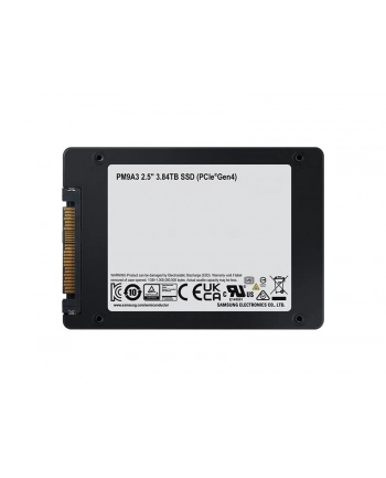 Samsung PM9A3 384TB 25''; U2 SSD PCIe 40 x4 Read Intensive DWPD 1 MZQL23T8HCLS-00A07 nr 1